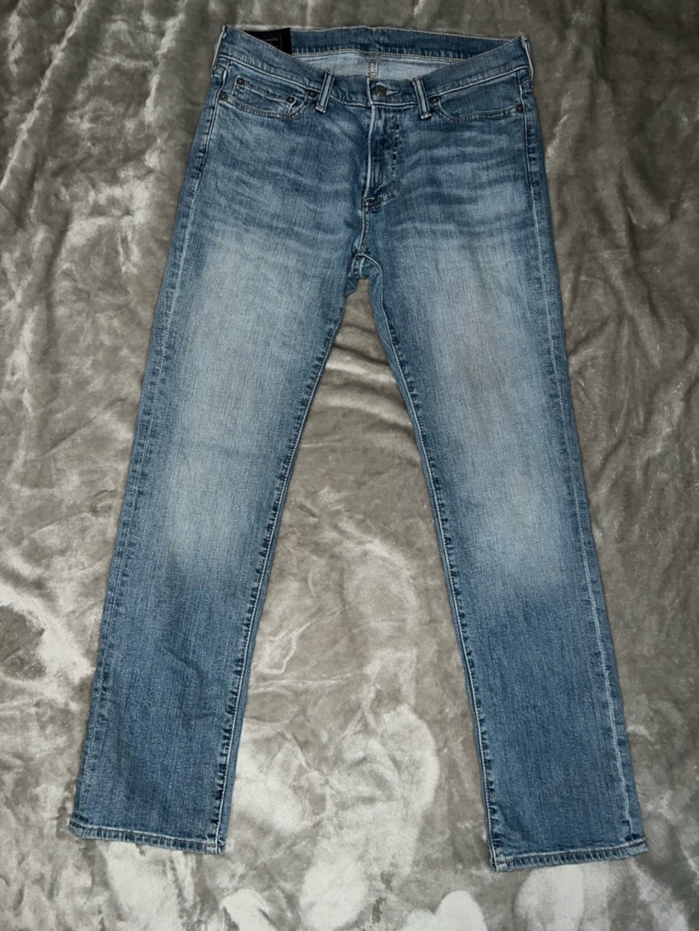 Mens Abercrombie and Fitch Kennan Straight Stretch Jeans 30 x 32